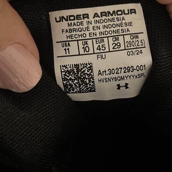 New‎ NWOB Men\'s Under Armour Spotlight Fran RM 4.0 Cleats #3027293-001 Size 11 main image 4
